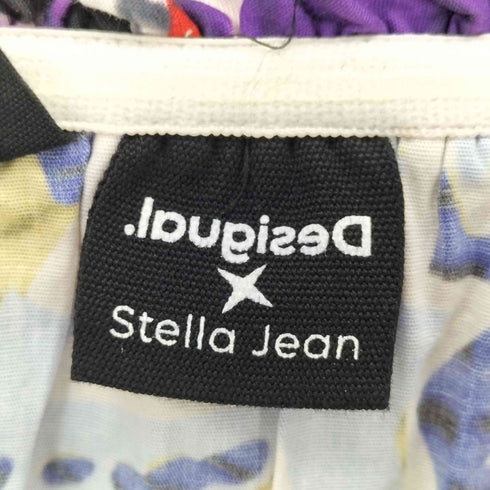 デシグアル Desigual 総柄 オフショルダーワンピース レディース S