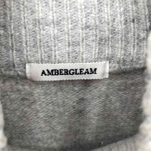 AMBERGLEAM ハーフジップニット メンズ FREE