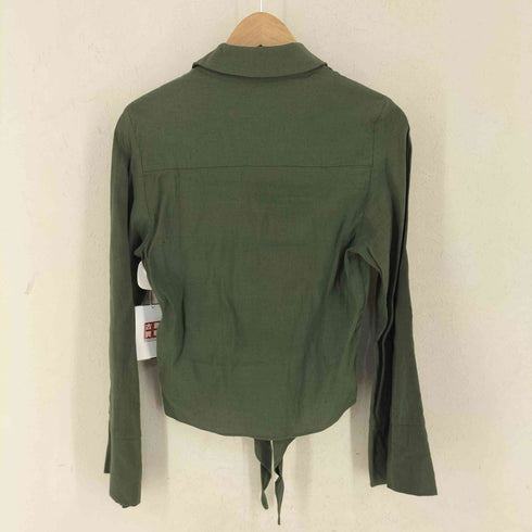 ザラ ZARA リネン混レーヨン シャツ スカートセットアップ レディース XS