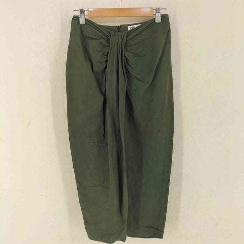 ザラ ZARA リネン混レーヨン シャツ スカートセットアップ レディース XS