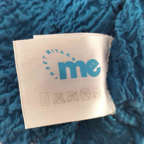 ミーイッセイミヤケ me ISSEY MIYAKE コットン ポリ シワ加工 カリフラワー S/S シャツ レディース