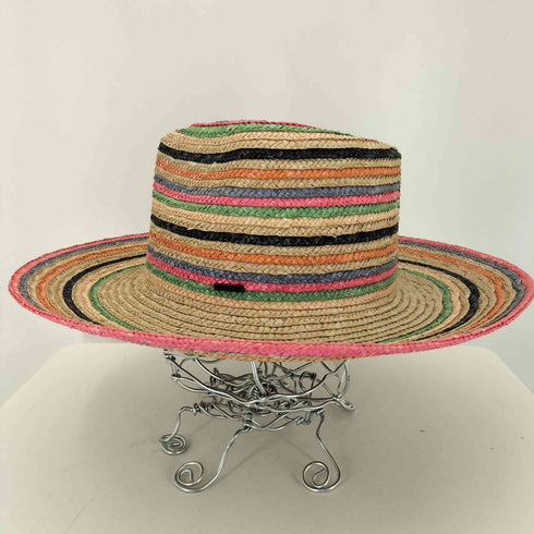 ブリクストン Brixton マルチカラー ストローハット レディース S