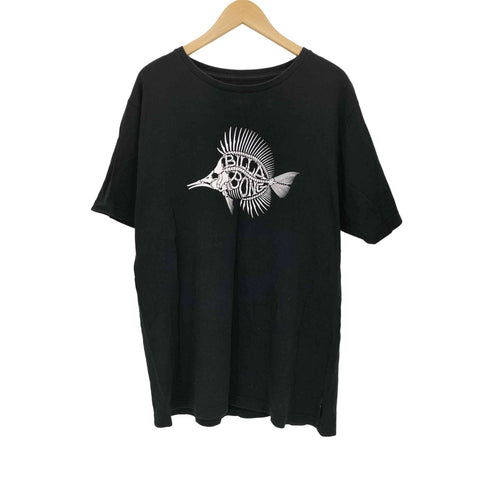 ビラボン BILLABONG 魚骨デザイン クルーネックTシャツ メンズ XL
