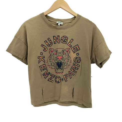 ケンゾーパリス KENZO PARIS タイガーグラフィック クルーネックTシャツ レディース import:M