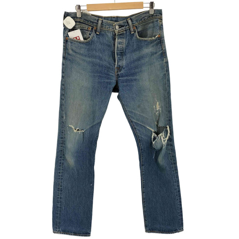 リーバイス Levis メキシコ製 501 ボタン裏4936 ボタンフライ ストレート ジーンズ メンズ W33 L32