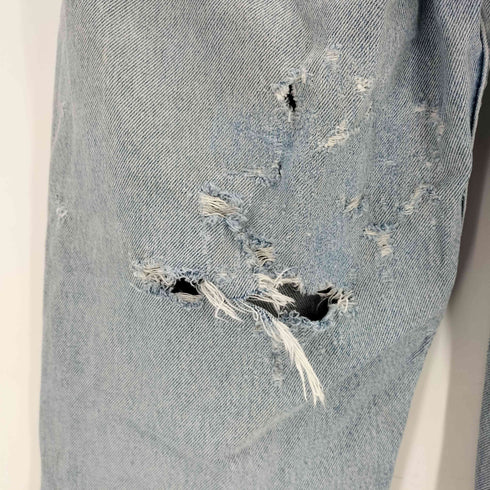 リーバイス Levis 90s ボタン裏513 Silver Tab USA製 straight+relaxed ダメージ ストレートデニムパンツ メンズ W36 L32