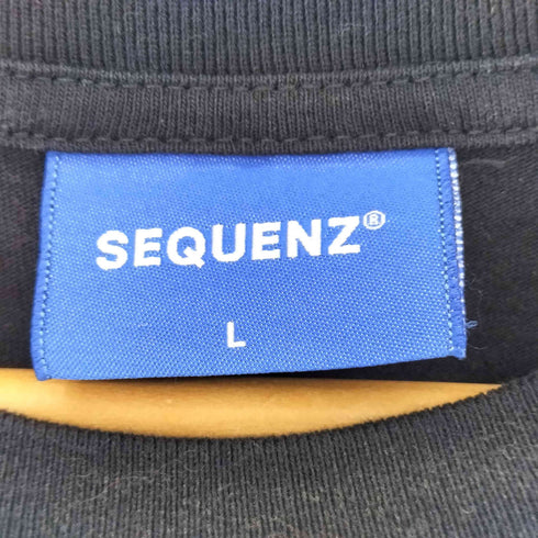 SEQUENZ ロゴ刺繍 クルーネックTシャツ casual メンズ import:L