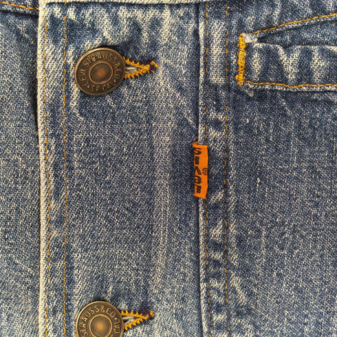リーバイス Levis 70s USA製 デニムトラッカージャケット メンズ SMALL