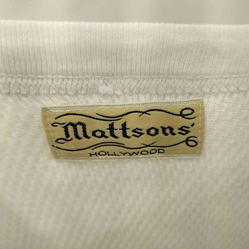 MATTSONS HOLLYWOOD イラストプリント サーマルロンT Y2K メンズ