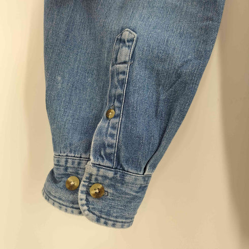エディーバウアー Eddie Bauer ボタンダウンデニムシャツ メンズ import:XL