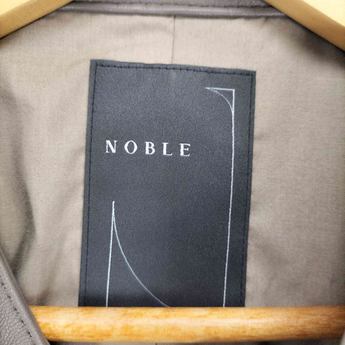 ノーブル Noble lamb leather ソフトラムレザーライダースブルゾン レディース JPN:38