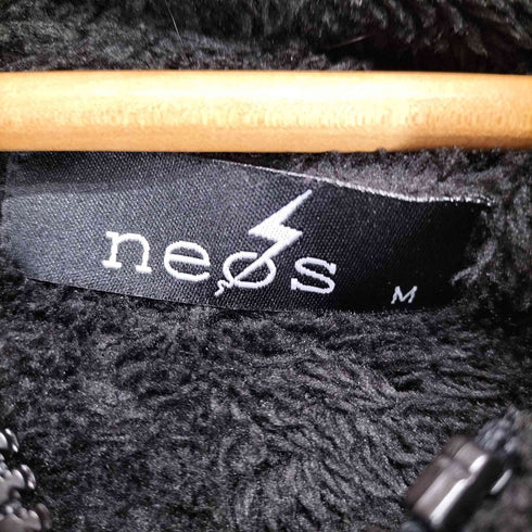 ネオス NEOS ADDICTIVE DESIGN ルーズシルエット ライン フード フリース ボアブルゾン フリースジャケット メンズ JPN:M