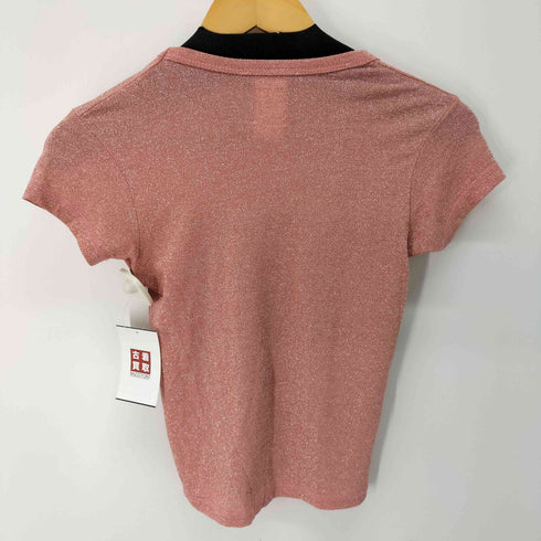 ソニアリキエル SONIA RYKIEL フランス製 ラメ ピチT Tシャツ レディース