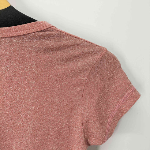 ソニアリキエル SONIA RYKIEL フランス製 ラメ ピチT Tシャツ レディース