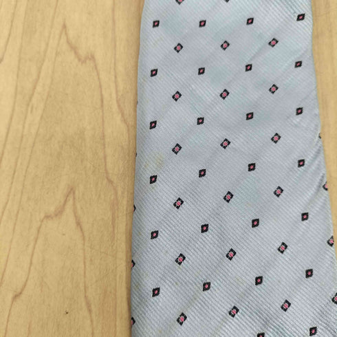 アクアスキュータム AQUASCUTUM 総柄シルクネクタイ メンズ
