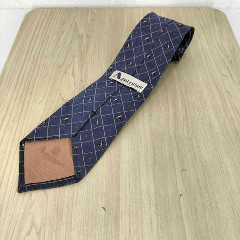 アクアスキュータム AQUASCUTUM 総柄シルクネクタイ メンズ