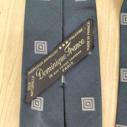 ドミニックフランス DOMINIQUE FRANCE 小紋柄シルクネクタイ メンズ