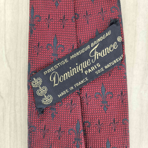 ドミニックフランス DOMINIQUE FRANCE 総柄シルクネクタイ メンズ