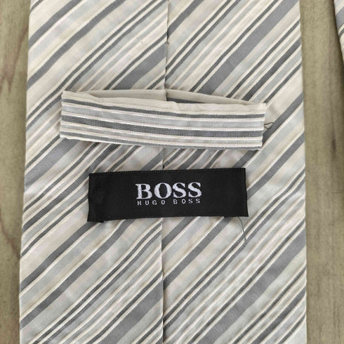 ボスヒューゴボス BOSS HUGO BOSS ストライプ柄シルクネクタイ メンズ
