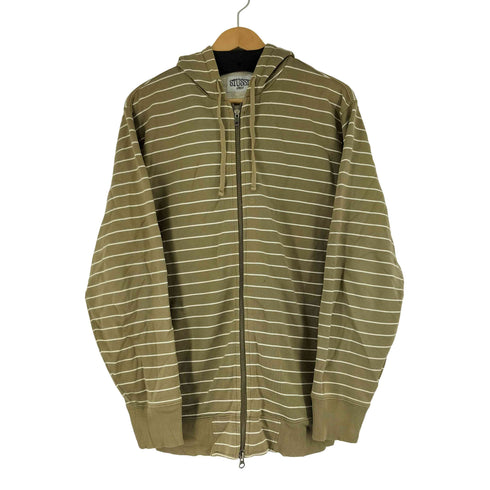 ステューシー Stussy 00S ボーダージップアップパーカー メンズ import:L
