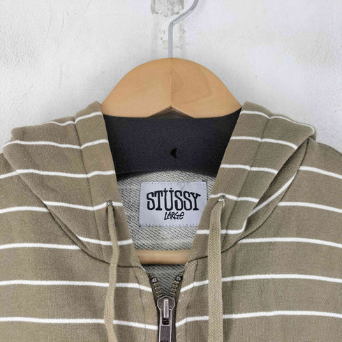 ステューシー Stussy 00S ボーダージップアップパーカー メンズ import:L
