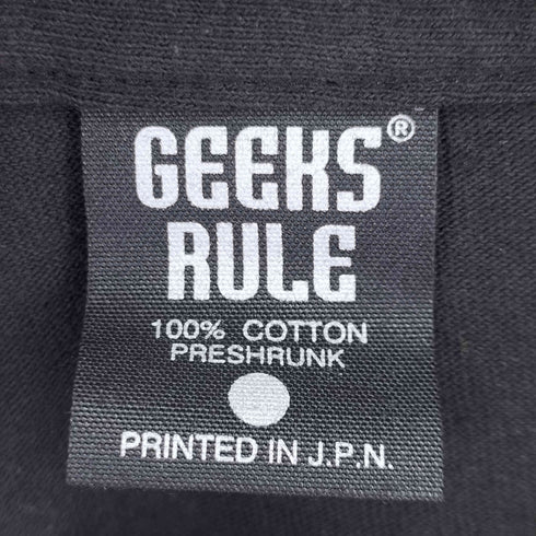 GEEKS RULE ムービー Tシャツ メンズ JPN:XL
