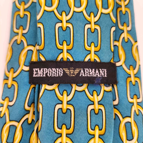 エンポリオアルマーニ EMPORIO ARMANI 総柄シルクネクタイ メンズ