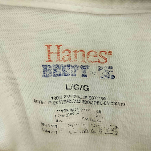 ヘインズ Hanes 企業プリント S/S Tシャツ メンズ JPN:L