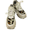 ジュンヤワタナベコムデギャルソン JUNYA WATANABE COMME des GARCONS ハラコ レオパード柄 厚底 ローカットスニーカー レディース JPN:22.5