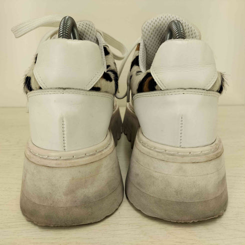 ジュンヤワタナベコムデギャルソン JUNYA WATANABE COMME des GARCONS ハラコ レオパード柄 厚底 ローカットスニーカー レディース JPN:22.5