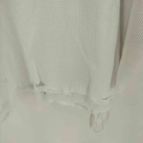 アンセルム ANCELLM 26SS DAMAGE WAFFLE TANK TOP WHITE ダメージワッフルタンクトップ メンズ 2