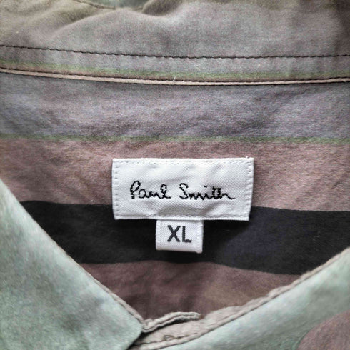 ポールスミス Paul Smith 総柄 コットン L/S シャツ メンズ import:XL