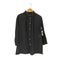 トリココムデギャルソン tricot COMME des GARCONS 18AW AD2018 コットンポリ シアー ギャザーシャツ レディース JPN:M