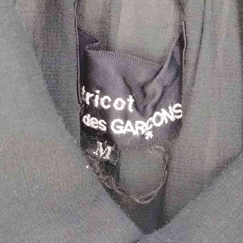 トリココムデギャルソン tricot COMME des GARCONS 18AW AD2018 コットンポリ シアー ギャザーシャツ レディース JPN:M