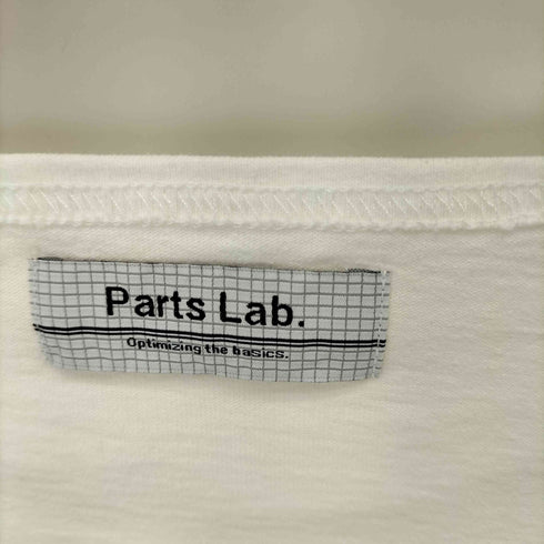 Parts Lab. ベーシックコットンロングスリーブTシャツ ホワイト casual メンズ M