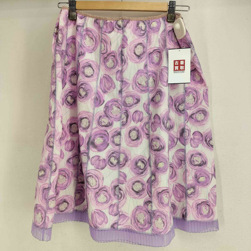 マークジェイコブス MARC JACOBS 花柄ステッチフリルスカート レディース 10