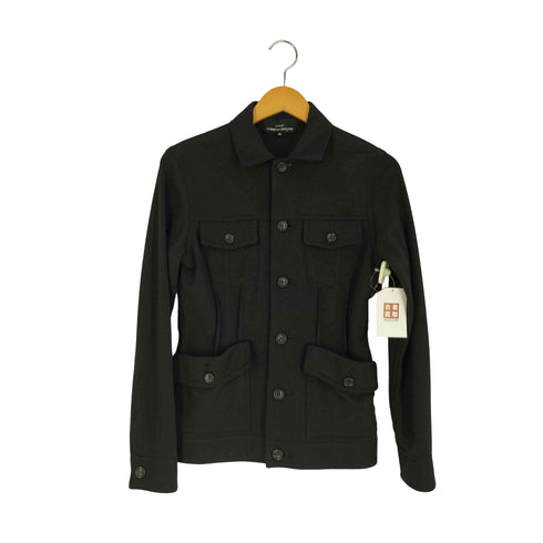 トリココムデギャルソン tricot COMME des GARCONS 07AW AD2007 ウール フロントダーツ 4P カバーオール レディース JPN:M