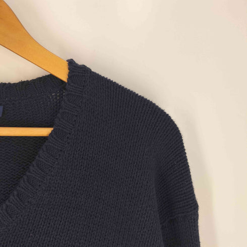 ポロバイラルフローレン Polo by RALPH LAUREN 90s ポニー刺繍 コットン Vネックニット メンズ import:L