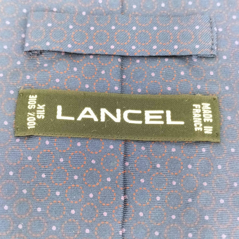 ランセル LANCEL 総柄シルクネクタイ メンズ