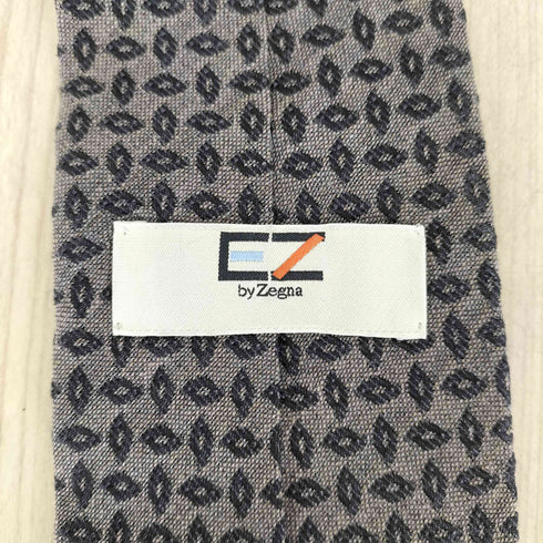 イーズィーバイゼニア E.Z BY ZEGNA 総柄シルクネクタイ メンズ
