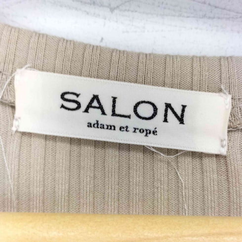 サロンアダムエロペ SALON adam et rope T/Rリブビッグカフスプルオーバー レディース FREE