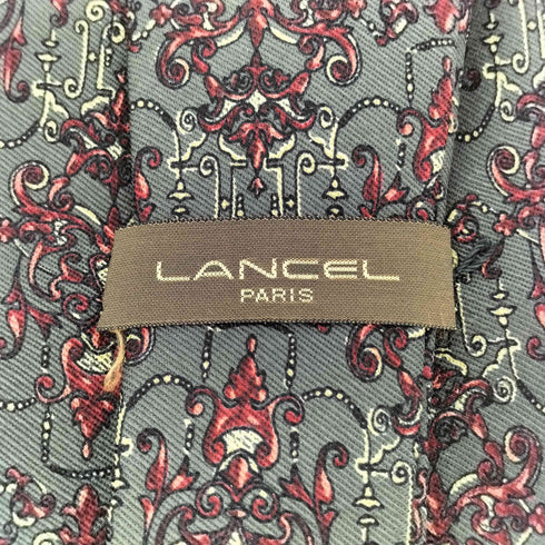 ランセル LANCEL 総柄シルクネクタイ メンズ
