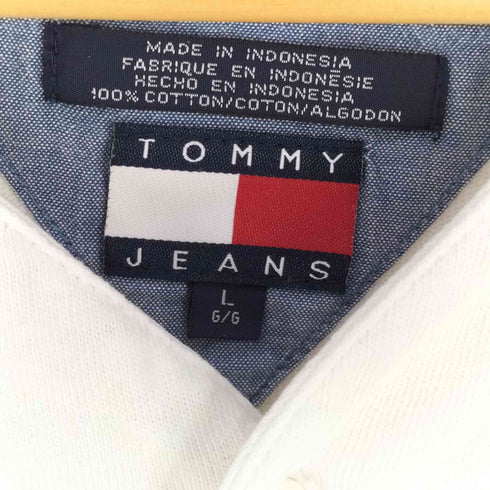 トミーヒルフィガー TOMMY HILFIGER 90S ワッペン #85 ベースボールシャツ メンズ import:L