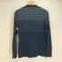 ダナキャランニューヨーク DKNY グラデーションボーダー L/S Vネックカットソー レディース import:L