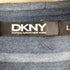 ダナキャランニューヨーク DKNY グラデーションボーダー L/S Vネックカットソー レディース import:L