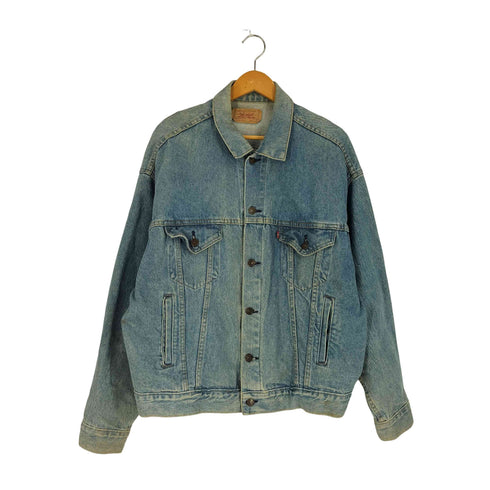 リーバイス Levis 80S USA製 70507-0214 ボタン裏018 4TH デニムジャケット メンズ import:XL