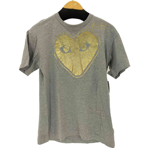 プレイコムデギャルソン PLAY COMME des GARCONS プリントロゴTシャツ レディース JPN:M