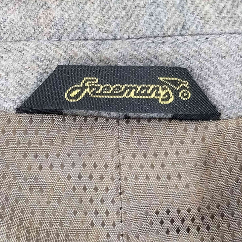 Freeman's イタリア製 裏地メッシュ ダブルブレスト ウール テーラード ジャケット メンズ EUR:50