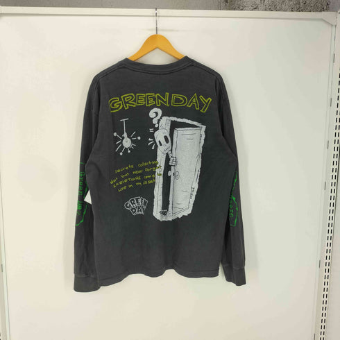 00S ボディ 両面 プリント ロック バンド L/S カットソー ロンT メンズ XL
