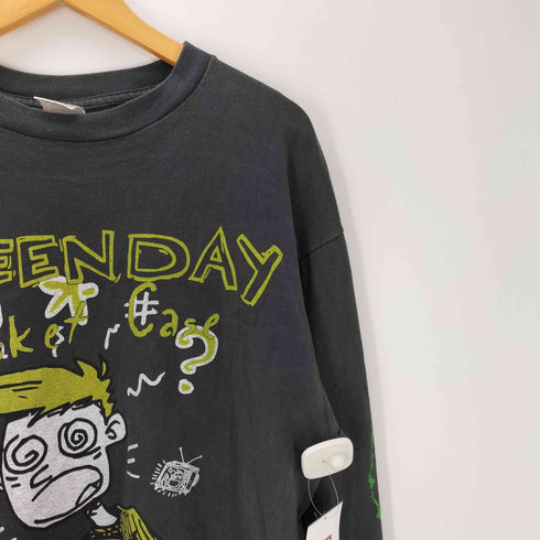 00S ボディ 両面 プリント ロック バンド L/S カットソー ロンT メンズ XL